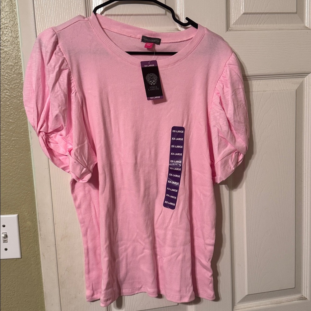 Vince Camuto Puff Sleeve Top NWT